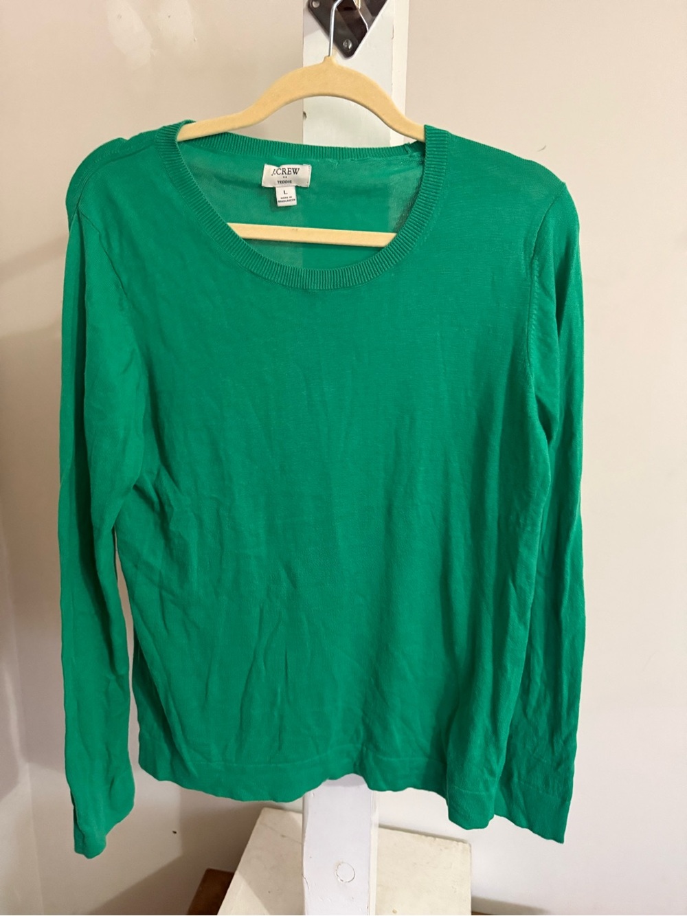 J. Crew “Teddie” Long Sleeve Sweater